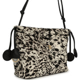 Chanel Large "Dalmatian Print" Shopping Bag Black, White Pony Hair Gold Hardware - Thumbnail View 3