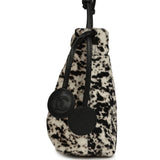 Chanel Large "Dalmatian Print" Shopping Bag Black, White Pony Hair Gold Hardware - Thumbnail View 4