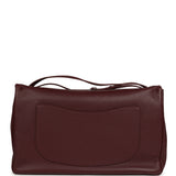 Chanel Maxi "Souplissimo" Large Flap Bag Dark Burgundy Caviar Silver Hardware - Thumbnail View 4