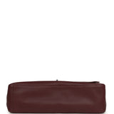 Chanel Maxi "Souplissimo" Large Flap Bag Dark Burgundy Caviar Silver Hardware - Thumbnail View 6