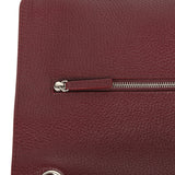 Chanel Maxi "Souplissimo" Large Flap Bag Dark Burgundy Caviar Silver Hardware - Thumbnail View 8