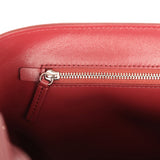 Chanel Maxi "Souplissimo" Large Flap Bag Dark Burgundy Caviar Silver Hardware - Thumbnail View 10