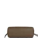Chanel Large "Urban Essential" East West Shopping Tote Dark Khaki Caviar Gold Hardware - Thumbnail View 6