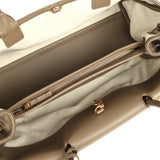 Chanel Large "Urban Essential" East West Shopping Tote Dark Khaki Caviar Gold Hardware - Thumbnail View 7