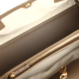 Chanel Large "Urban Essential" East West Shopping Tote Dark Khaki Caviar Gold Hardware - Thumbnail View 9
