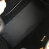 Chanel Small 25 Hobo Bag Black Caviar Gold Hardware - Thumbnail View 8