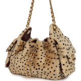 Chanel Mini 25 Hobo Bag "Cheetah Print" Calf Hair Gold Hardware - Thumbnail View 5