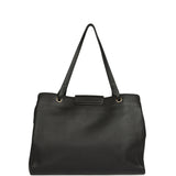 Chanel XXL "It Girl" Shopping Tote Black Grained Calfskin Gold Hardware - Thumbnail View 4