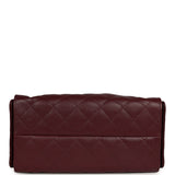 Chanel Small 25 Hobo Bag Dark Burgundy Shiny Caviar Gold Hardware - Thumbnail View 6