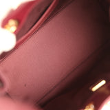 Chanel Small 25 Hobo Bag Dark Burgundy Shiny Caviar Gold Hardware - Thumbnail View 8