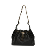 Chanel Small 25 Hobo Bag Black Caviar Gold Hardware - Thumbnail View 7