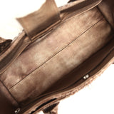 Vintage Chanel Medium Cerf Executive Tote Bag Iridescent Bronze Python Ruthenium Hardware - Thumbnail View 11
