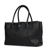 Pre-owned Chanel Large Executive Cerf Tote Bag Black Grained Calfskin Silver Hardware - Thumbnail View 5