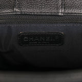 Pre-owned Chanel Large Executive Cerf Tote Bag Black Grained Calfskin Silver Hardware - Thumbnail View 8