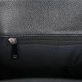 Pre-owned Chanel Large Executive Cerf Tote Bag Black Grained Calfskin Silver Hardware - Thumbnail View 9