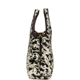 Chanel Small Chic Lady "Dalmatian Print" Shopping Bag Black, White Pony Hair Gold Hardware - Thumbnail View 3