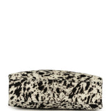 Chanel Small Chic Lady "Dalmatian Print" Shopping Bag Black, White Pony Hair Gold Hardware - Thumbnail View 6