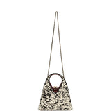 Chanel Small Chic Lady "Dalmatian Print" Shopping Bag Black, White Pony Hair Gold Hardware - Thumbnail View 8