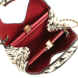 Chanel Small Chic Lady "Dalmatian Print" Shopping Bag Black, White Pony Hair Gold Hardware - Thumbnail View 9
