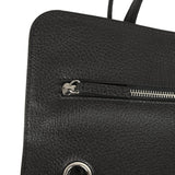 Chanel Maxi "Souplissimo" Small Flap Bag Black Grained Calfskin Silver Hardware - Thumbnail View 8
