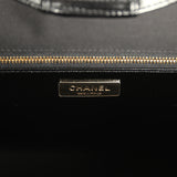 Chanel Large 31 Shopper Black Shiny Lambskin Light Gold Hardware - Thumbnail View 9
