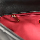 Pre-owned Chanel Large 19 Flap Bag Black Shiny Lambskin Mixed Metal Hardware - Thumbnail View 10