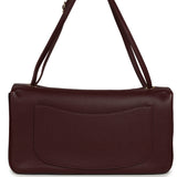Chanel Maxi "Souplissimo" Small Flap Bag Burgundy Grained Calfskin Gold Hardware - Thumbnail View 4