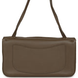 Chanel Maxi "Souplissimo" Small Flap Bag Brown Grained Calfskin Gold Hardware - Thumbnail View 4
