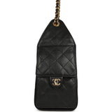 Chanel Small 25 Hobo Bag Black Caviar Gold Hardware - Thumbnail View 3