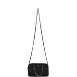 Chanel Mini Timeless Classic Barrel Bag with Chain Dark Blue Denim Light Gold Hardware - Thumbnail View 7