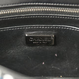 Pre-owned Chanel Mini Rectangular Flower Flap Bag Black, Navy, White Sequin Ruthenium Hardware - Thumbnail View 9