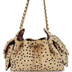 Chanel Mini 25 Hobo Bag "Cheetah Print" Calf Hair Gold Hardware