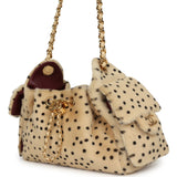 Chanel Mini 25 Hobo Bag "Cheetah Print" Calf Hair Gold Hardware - Thumbnail View 5