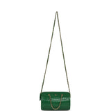 Chanel Mini Timeless Classic Barrel Bag with Chain Green Croc Embossed Calfskin Gold Hardware - Thumbnail View 7