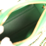 Chanel Mini Timeless Classic Barrel Bag with Chain Green Croc Embossed Calfskin Gold Hardware - Thumbnail View 8