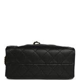 Pre-owned Chanel Mini 25 Hobo Bag Black Caviar Antique Gold Hardware - Thumbnail View 6