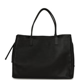 Chanel XXL "It Girl" Shopping Tote Black Calfskin Gold Hardware - Thumbnail View 4