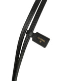 Chanel CC Logo Bag Charm Black Lambskin Gold Hardware - Thumbnail View 5