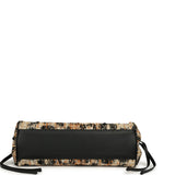 Chanel Small Leopard Print "Urban Essential" East West Shopping Tote Black Calfskin, Brown, Black, White Tweed, Mixed Fibers Gold Hardware - Thumbnail View 6