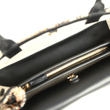 Chanel Small Leopard Print "Urban Essential" East West Shopping Tote Black Calfskin, Brown, Black, White Tweed, Mixed Fibers Gold Hardware - Thumbnail View 9