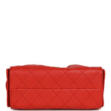 Chanel Mini 25 Hobo Bag Red Caviar Gold Hardware - Thumbnail View 7