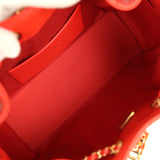 Chanel Mini 25 Hobo Bag Red Caviar Gold Hardware - Thumbnail View 8
