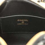 Chanel Mini Timeless Classic Barrel Bag with Chain Black Croc Embossed Calfskin Gold Hardware - Thumbnail View 10