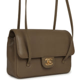 Chanel Small Preppy Coco Flap Bag Dark Khaki Shiny Caviar Brushed Gold Hardware - Thumbnail View 2