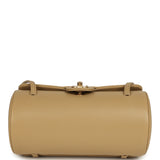Chanel Preppy Coco Bowling Bag Dark Beige Shiny Caviar Brushed Gold Hardware - Thumbnail View 6