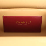Chanel Preppy Coco Bowling Bag Dark Beige Shiny Caviar Brushed Gold Hardware - Thumbnail View 9