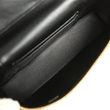 Chanel Top Handle Long Vanity Case with Chain Black Lizard Embossed Calfskin Gold Hardware - Thumbnail View 8
