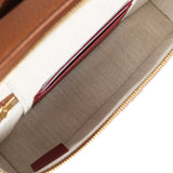 Chanel "Supple" Top Handle Long Vanity Case with Chain Camel Grained Calfskin Gold Hardware - Thumbnail View 8
