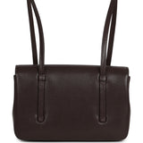 Chanel Mini Preppy Coco Clutch with Straps Dark Brown Shiny Caviar Brushed Gold Hardware - Thumbnail View 4