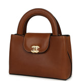 Chanel Small Kelly Shopper Camel Caviar Gold Hardware - Thumbnail View 5